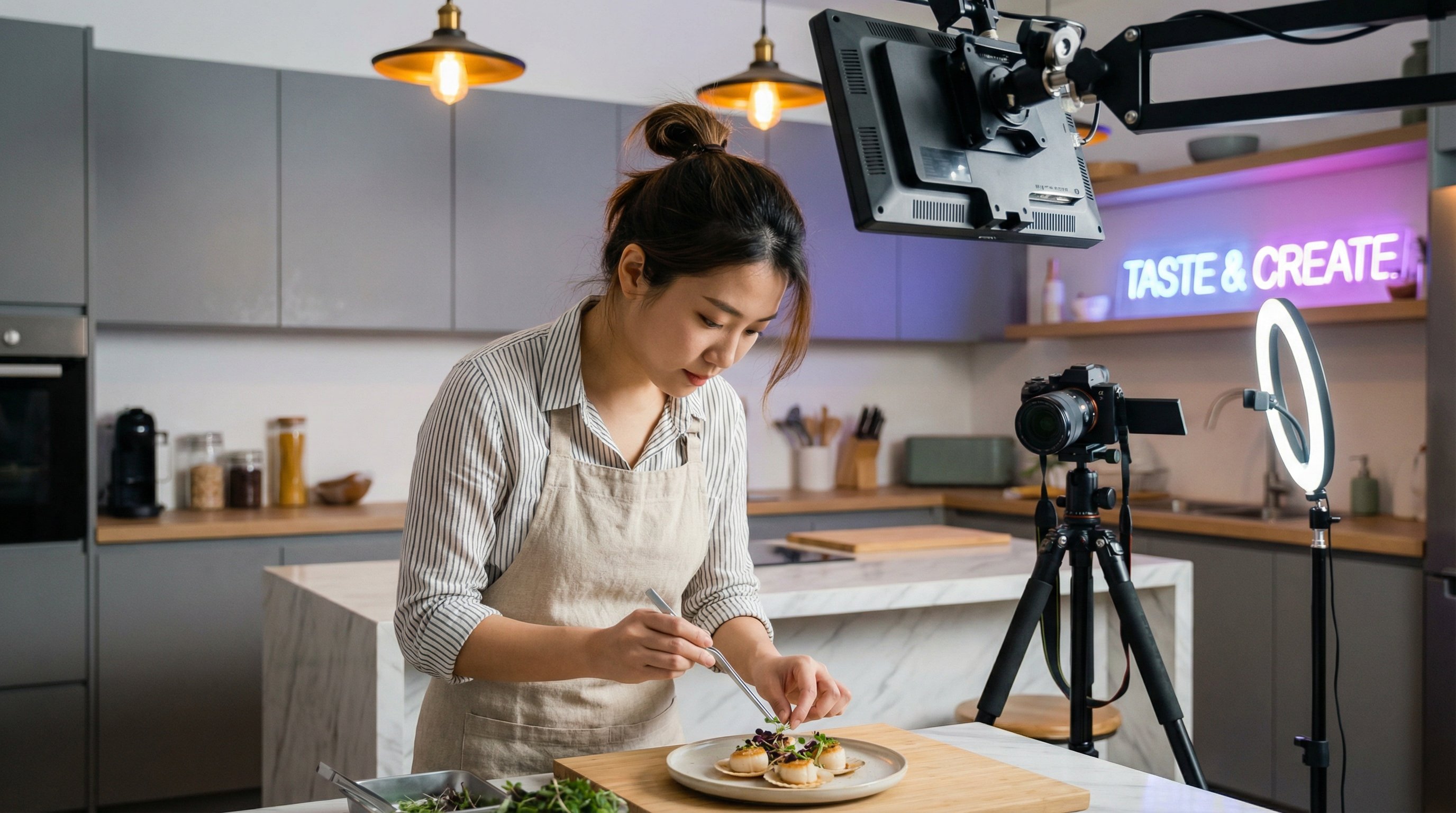 网红主播美食视频教程